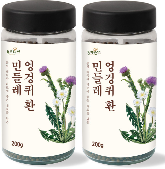 동의한재 민들레 엉겅퀴환, 200g, 2개