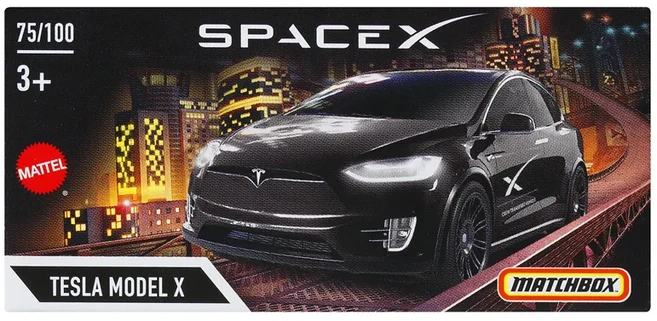 성냥갑 자동차 1/64 다이캐스트 박스형 SpaceX Tesla 모델 X 2022 Jeep Wagoneer 차량 장난감 소 컬렉션, 04 30782-DNK70-75-24L