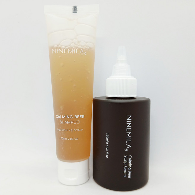 [본사 정품] 나인밀라 카밍비어 ( 맥주효모 ) 두피 세럼 + 맥주효모샴푸 증정 두피영양제 앰플 두피각질 유분 개선 두피진정 시트러스 버베나향 산후조리원 입점 비건인증, 1개, 120ml