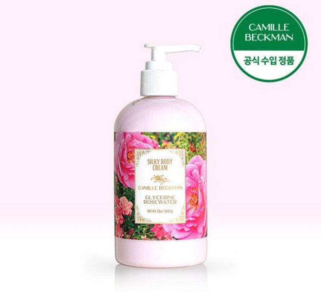 카밀베크만 로즈워터 바디크림 368g 장미향 플로럴 보습케어, 1개