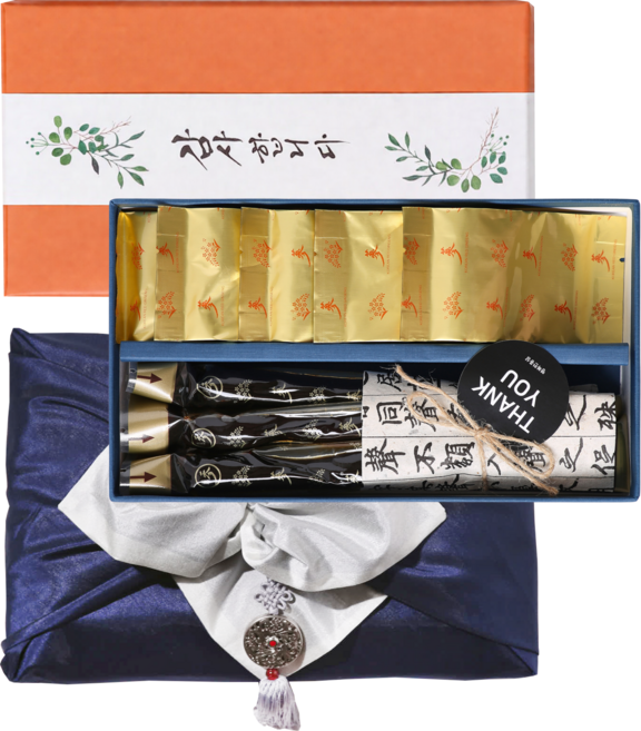 국산 고려 홍삼 정과100g+홍삼 절편100g 답례품 선물 세트 보자기(네이비+노리개)+쇼핑백, 200g, 1개, 건강하세요행복하세요