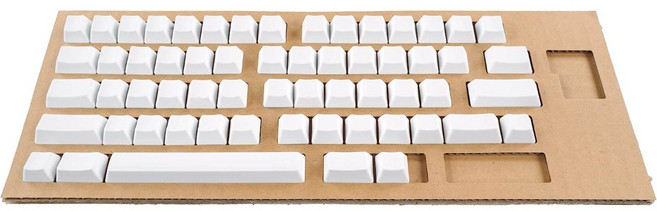 해피해킹 HHKB 스노우 화이트 무각 키캡 세트 PD-KB400KTYN, 화이트 무각인, HHKB PFU 키캡, 1개