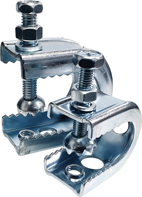 국산 C형 악어이빨 3/8인치 나사탭 성적서 발급가능 H빔클램프 고정 클램프, 1개