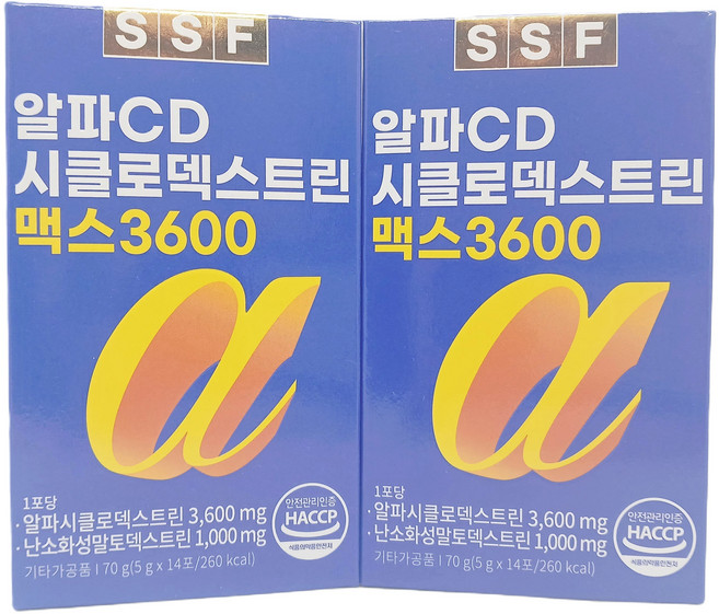 알파CD 알파시클로덱스트린 분말, 2개, 70g
