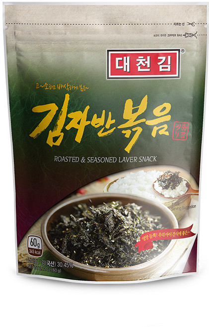 대천김 김자반볶음, 5개, 60g
