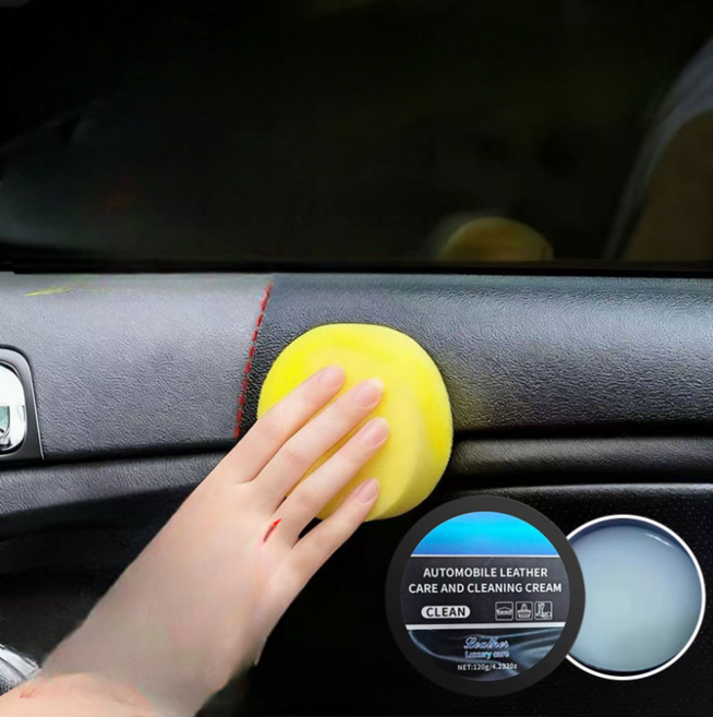 [독일 개발] 1+1/2+2 차량 실내 세정 코팅제 자동차 플라스틱 복원제 차량 광태 코팅제 자동차 실내 가죽크리너 인테리어 클리너 올인원 코팅제 가죽 시트 포장랜덤 증정, 2개, 119g