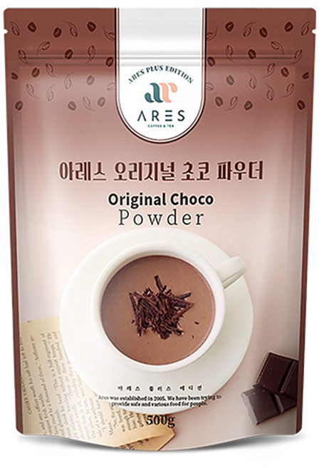 아레스 오리지널 초코파우더, 500g, 4개, 1개입