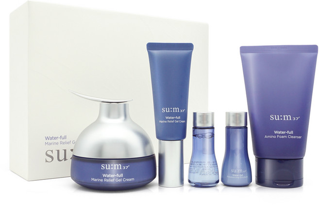 숨 37도 워터풀 마린 릴리프 젤크림 대용량 세트 (120ml+35ml), 1개, 단품