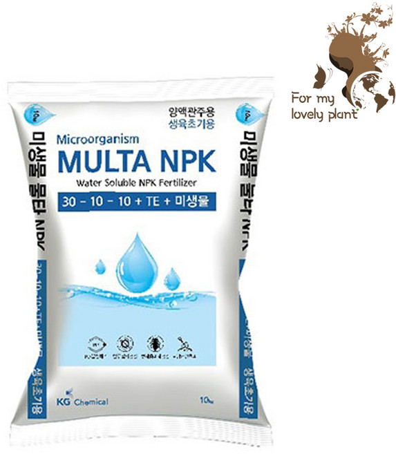 물타NPK(30-10-10) 10kg 미생물 함유 관주양액 비료 생육초기용, 1개