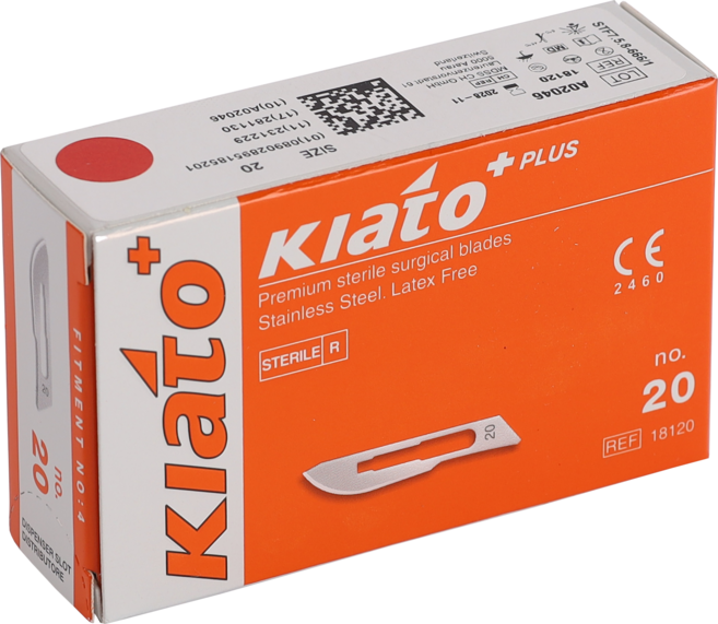 키아토 메스날 100개입 수술용칼 대학병원 의료용 메스대 수술칼, 1세트