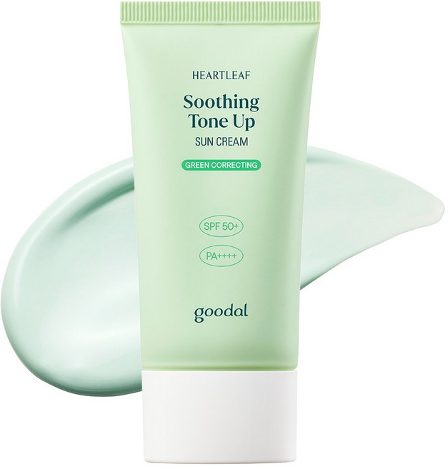 [증정] 구달 어성초 진정 그린 톤업 선크림 SPF50+PA++++, 1개, 50ml