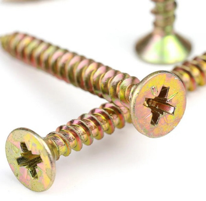 M3.5 M4 아연 십자형 카운터싱크 파이버보드 칩보드 나사 코팅 플랫 헤드 셀프 태핑 우드 스크류 못, 03 M3.5, 01 20pcs, 09 30mm