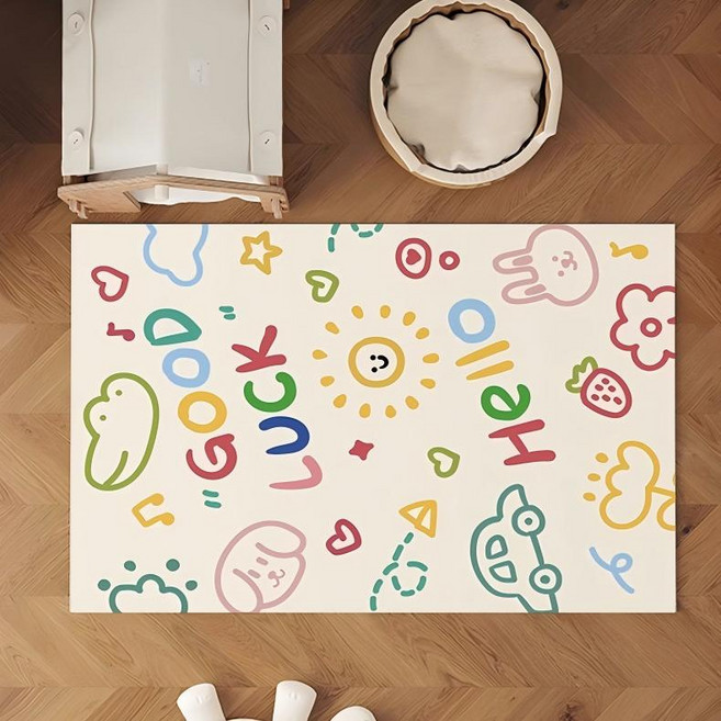 티지피 방수 거실 매트 강아지매트 미끄럼 방지 매트 인테리어 매트 논슬립 매트, 1개, A