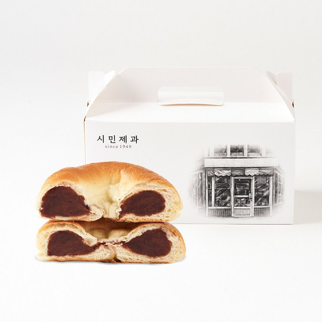 70년 전통 시민제과 단팥빵 8구세트