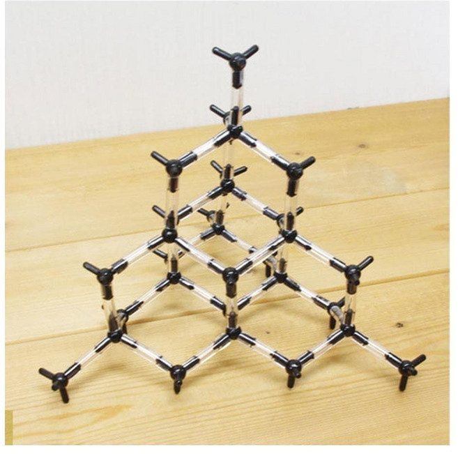 다이아몬드 결정구조 탄소원자배열 모형 물질구성 분자구조 연계수업용, 1세트