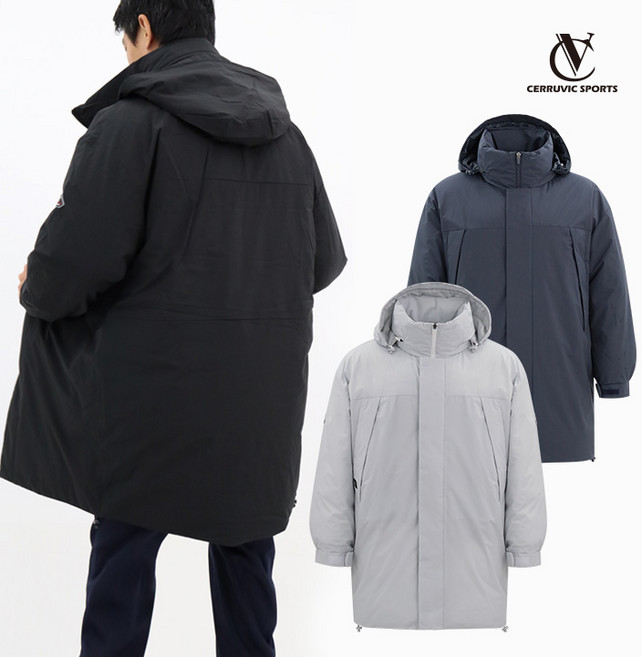 세루빅스포츠 남성 웰론 하프롱 코트스타일 패딩 데일리 점퍼 (95~115)