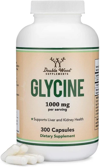 호주 더블우드 Double Wood Glycine 글리신 서플먼트1 000mg 캡슐, 2개, 300정 - 쿠팡