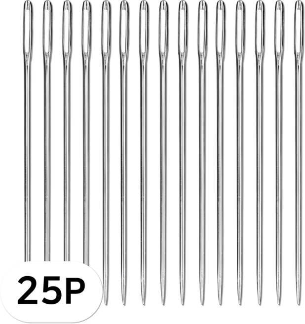 펴나나다 꿰기 쉬운 귀큰바늘, 25개