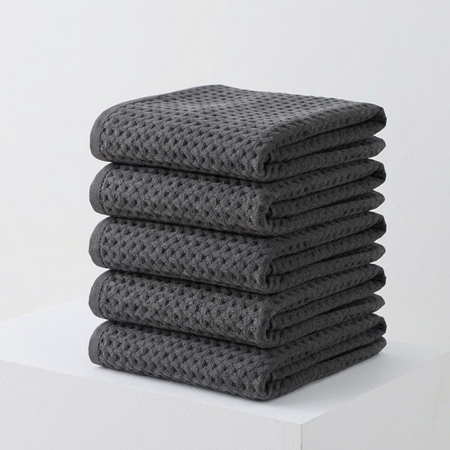 호텔수건 40수 부드러운 세면타월 데일리 프리미엄 수건, 5개, 그레이