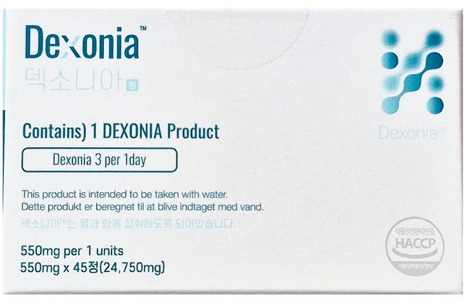 Dexonia 덱소니아 정 천연세포 청소부 덱스베린 혈당조절 식용억제 염증성부종제거, 1개, 45정