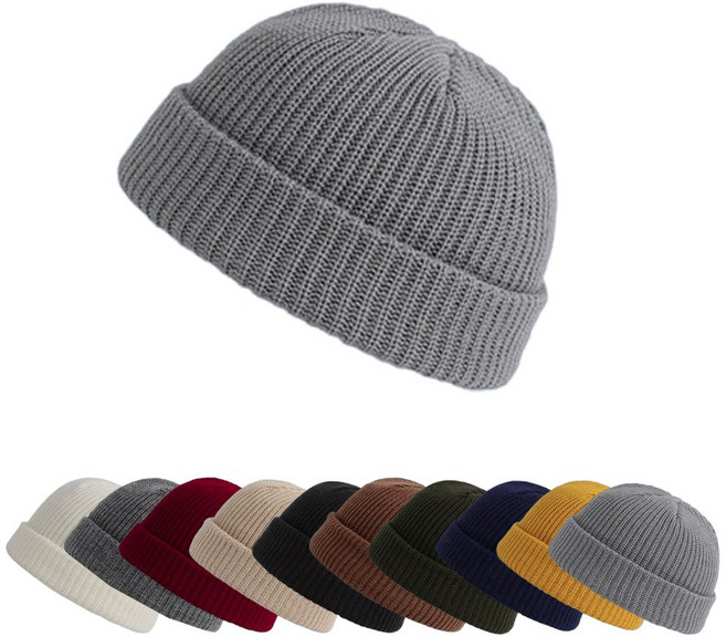 볼품 패션 니트 숏 비니