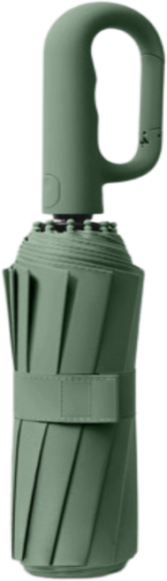 유유톡 카리비너 10K 이중창살 강풍방지 접이식 휴대용 자동우산