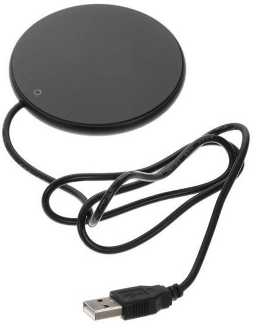 머그잔 따뜻한 USB 커피 히터 온도 조절 난방 사무실 홈을위한 전기 우유, bla