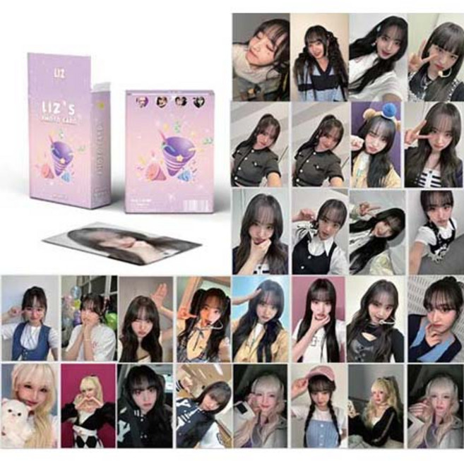 아이브 장원영 포카 포토카드 1박스(55장) 42종, 33-3.[홀로그램]리즈 싱글버전