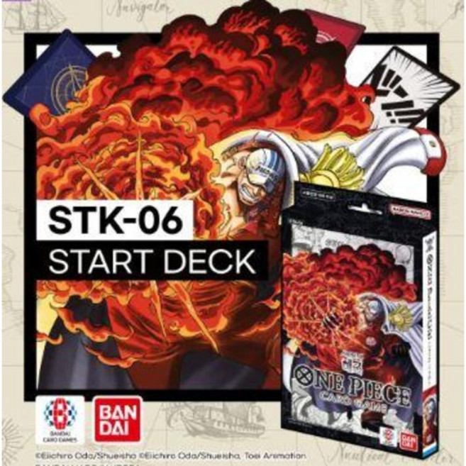 상품 원피스카드게임 스타트덱 해군 (STK-06) 한글판 정품 스트럭처 원피스 카드 게임 tcg 삼대장 사카츠키, 1개