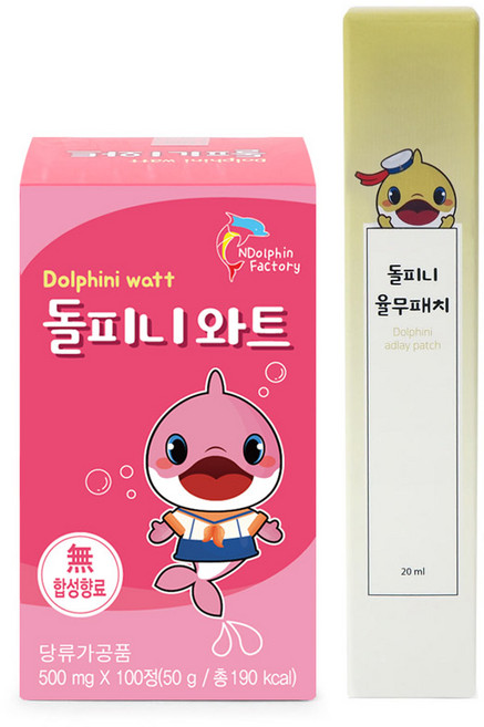 돌피니와트 100정 + 돌피니율무패치 20ml, 1개