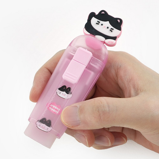 냥냥 슬라이더 지우개 2종 2개씩 4개 1세트, 1개