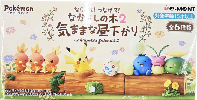 리멘트 이어지는 나무 포켓몬 랜덤피규어 귀여운 인테리어 6가지 랜덤박스 포켓몬스터 캐릭터, 1개
