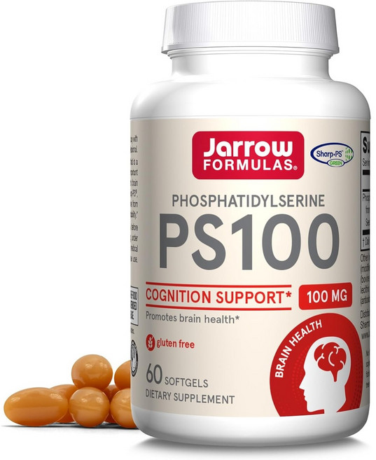 자로우포뮬러스 PS100 포스파티딜세린 100mg 60캡슐 미국직구, 60정, 1개