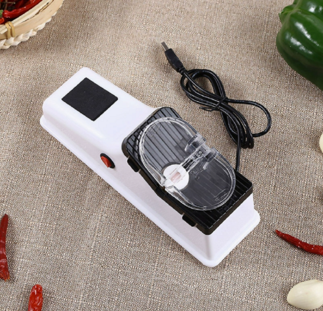 모르기니 프리미엄 A-02 전동 칼갈이 MG-003A, 1개, 흰색