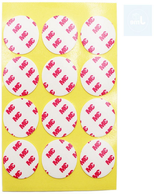 제이미몰 폼 양면테이프 원형 35mm 12p