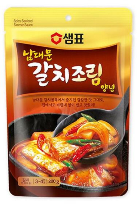 XBI8K60P47샘표 남대문 갈치조림 양념, 200g, 1개, 샘표