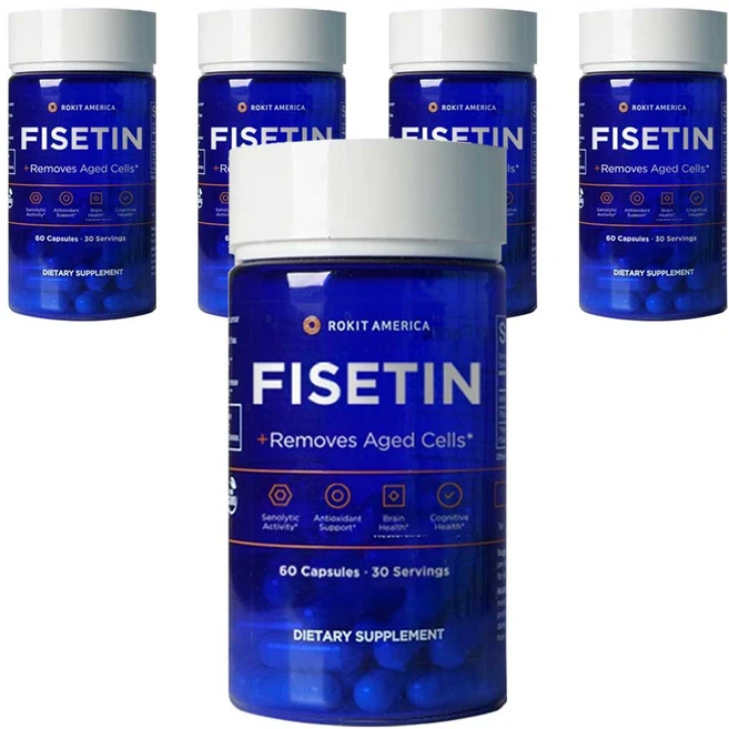 로킷헬스케어 Fisetin 캡슐, 5개, 60정 - 쿠팡
