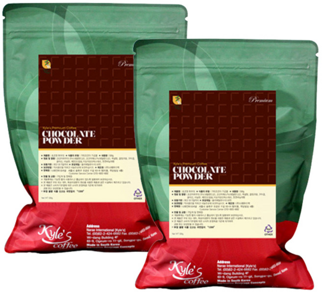 카일스 프리미엄 초콜렛 500g 2개세트초콜릿 초코, 2개, 1개입