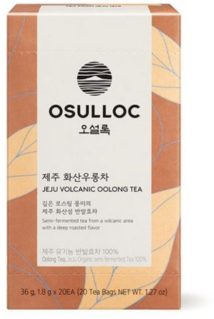 오설록 제주 화산우롱차 36g 20입 1개