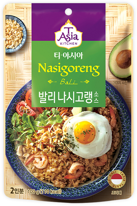 티아시아키친 발리 나시고랭 소스, 2개, 100g