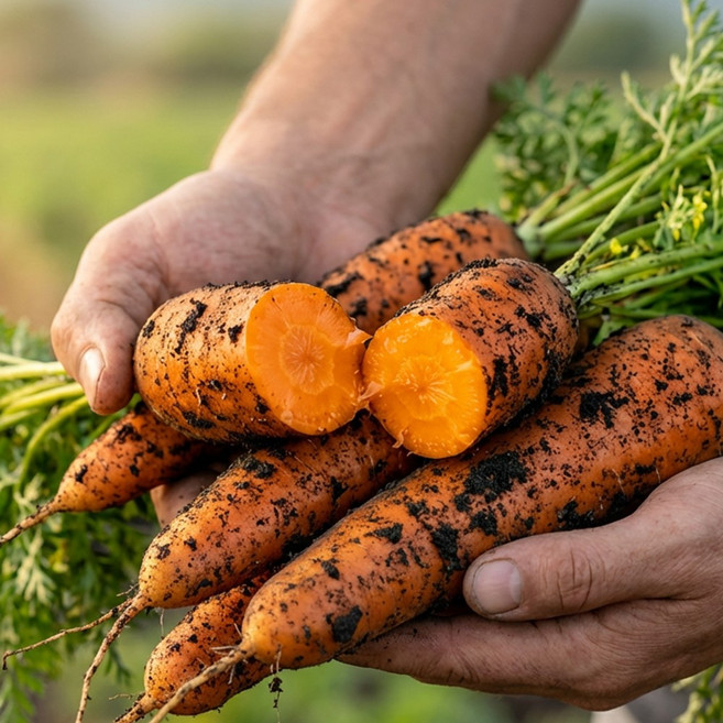 놓치면 끝 달콤아삭 한정특가 제주 구좌 흙당근 바로발송, 1박스, 1kg(상)