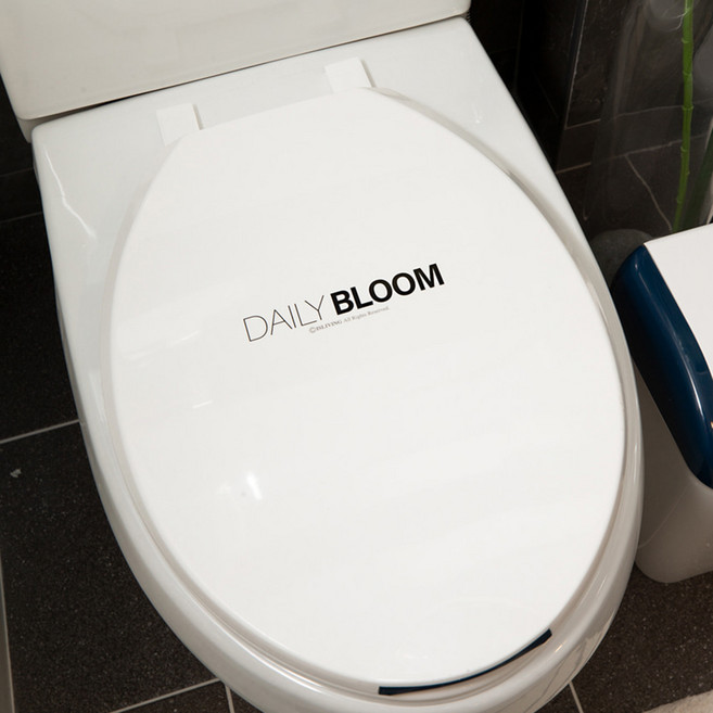 치마형 변기커버 양변기 욕실변기 뚜껑 시트, 프로치니 레터링, D타입(레프트)