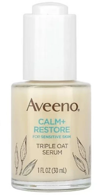 Aveeno 민감성 피부용 Calm + Restore 트리플 오트 세럼 30ml(1fl oz), 1개, 30ml - 쿠팡