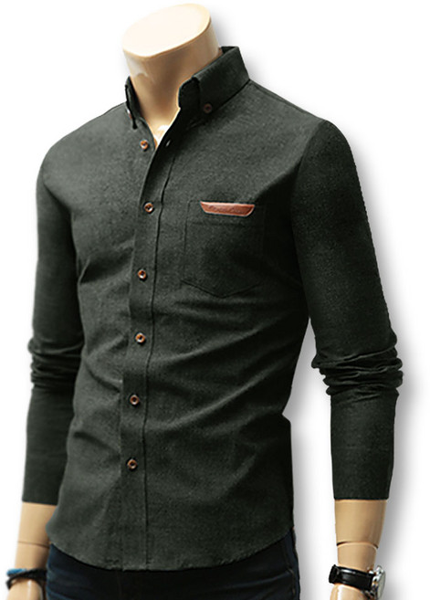 블루포스 BG폴럿슨 남자 남방 슬림핏 캐주얼 남성 봄 가을 셔츠