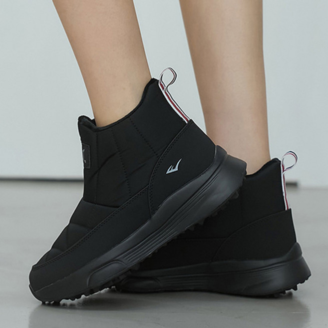 에버라스트 여성 방한화 기모 털 운동화 패딩 겨울 골프화 방한 방수 스니커즈 쿠션 털신 경량 런닝화 패션 부츠 발편한 가벼운 슬립온 연습용 실내 스크린 골프 신발 푹신한