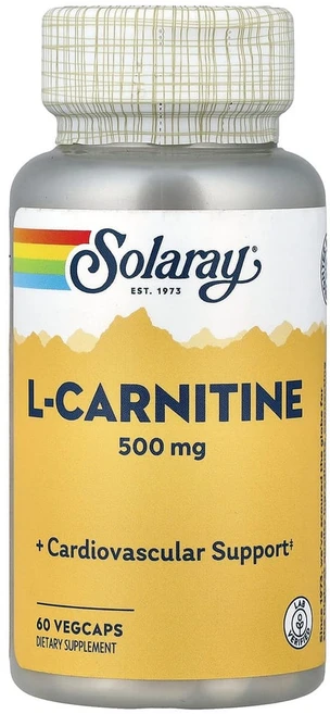 솔라레이 l-카르니틴 500mg 60 베지캡슐, 60정, 1개 - 쿠팡
