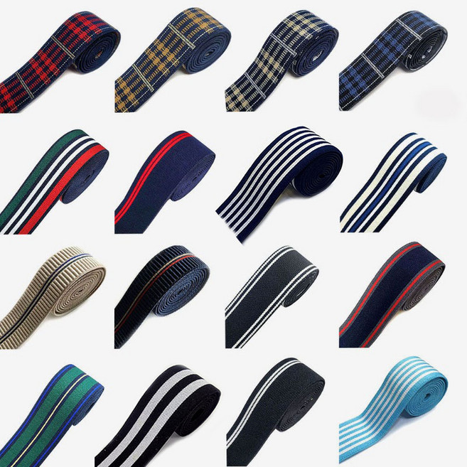 [청라핸즈] 탄력 스판밴딩 허리고무밴드 40mm (17-188), 네이비 그린