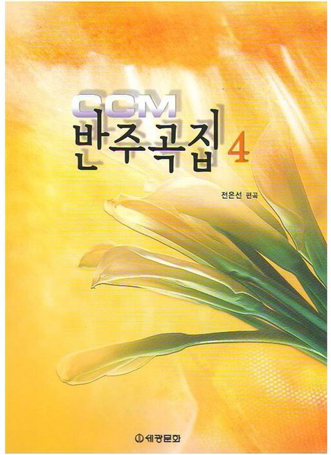 CCM 반주곡집. 4, 세광문화사