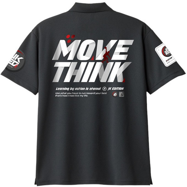 JKED 볼링티셔츠 볼링유니폼 무브띵크 카라티