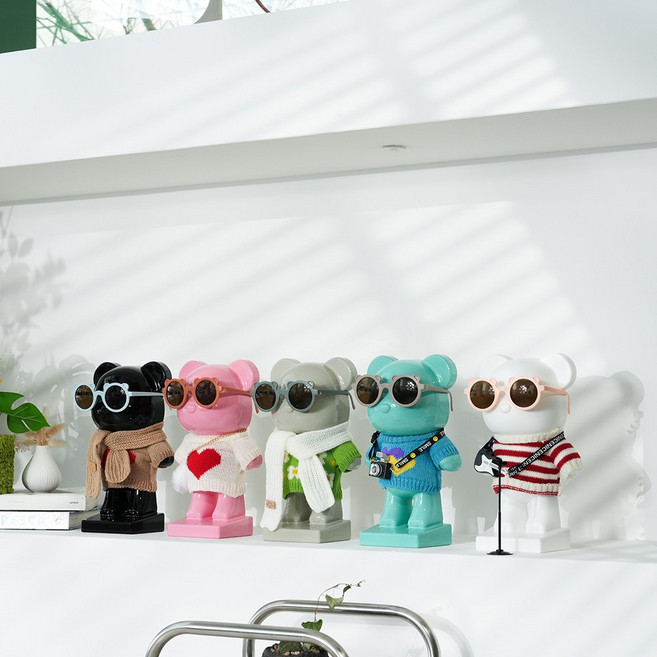 1+1 29cm 대형 석고방향제 토이베어 집들이선물 개업선물 디퓨저, 제나베어 2개, 제이드 민트, 맘스코지